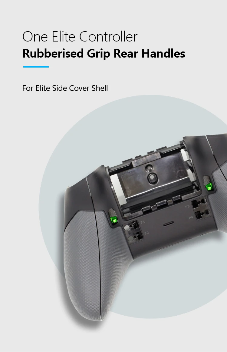 Сменная ручка для контроллера Xbox One Elite, прорезиненные задние ручки для геймпада