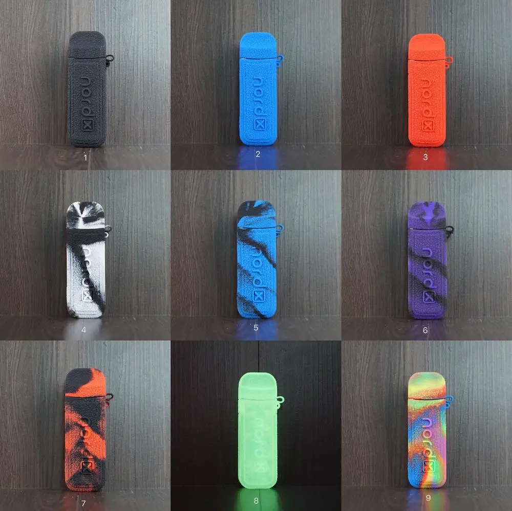 Texture case for Smok Nord X 60W protective silicone skin rubber sleeve anti-slip wrap cover 2pcs | Электроника