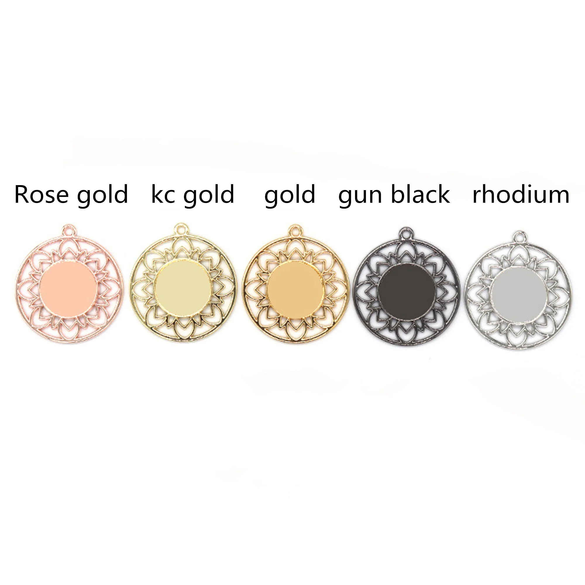 10pcs/lot 14mm single-sided alloy base time gemstone jewelry making necklace earrings key ring pendant DIY accessories | Украшения и