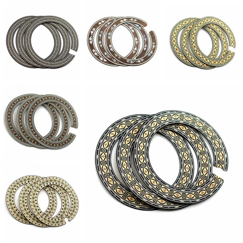 Оригинальный цветочный рисунок внешнее звуковое отверстие для классических