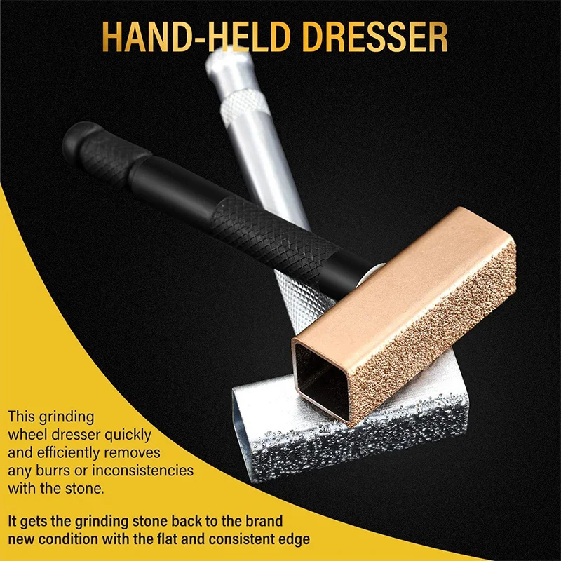 

4 Pcs Grinding Wheel Dresser Grinding Wheel Stone Dresser Grinder Dressing Tool for Truing Grinding Deburring Wheels
