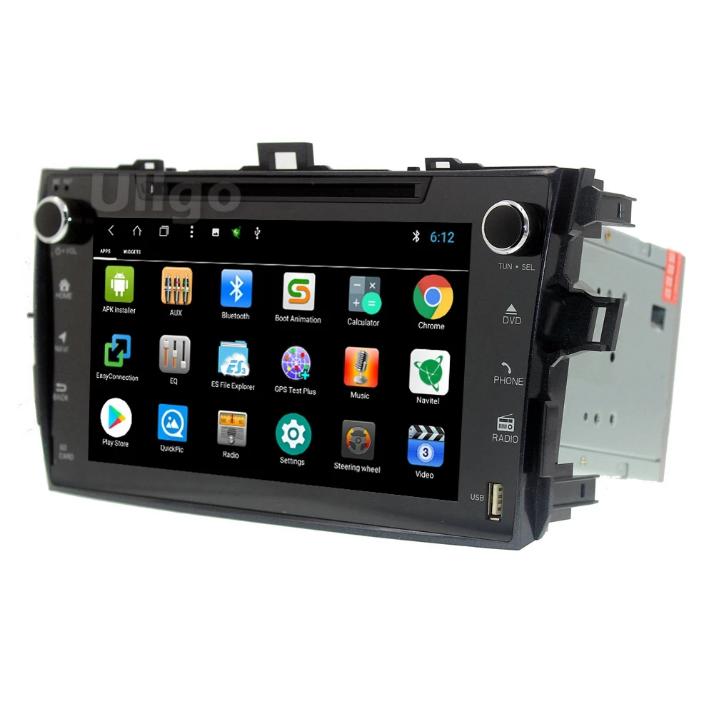 Головное устройство для Toyota Corolla 8 ядер Android 1 DVD GPS с радио RDS BT Mirror-Link Wi-Fi ГБ карта