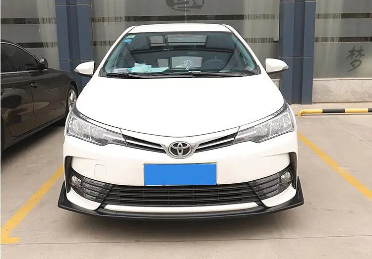 Для TOYOTA Corolla Body kit спойлер 2017-2018 для ABS задний передний бампер диффузор защитные