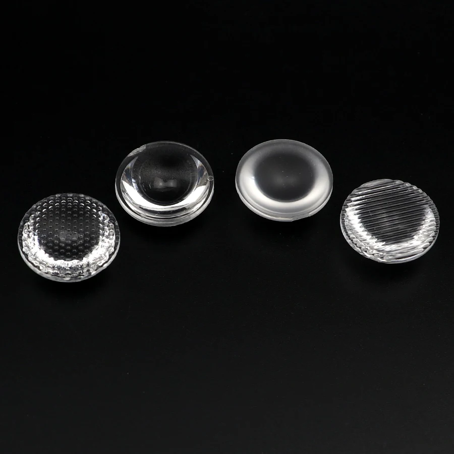 Диаметр 23 мм высота 8 линза с гладкой матовой полосой оптическая поверхность из