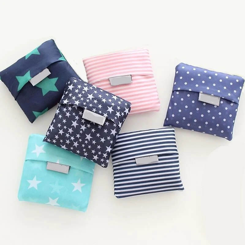 

Eco-friendly Reusable Foldable Shopping bags Grocery Bags Tote Portable Large Size Shopping Bags Foldable Grocery Bag Reusable