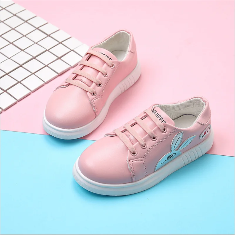 

Children's shoes girls sports shoes spring and autumn 2020 new casual princess shoes student board shoes soft bottom white shoes