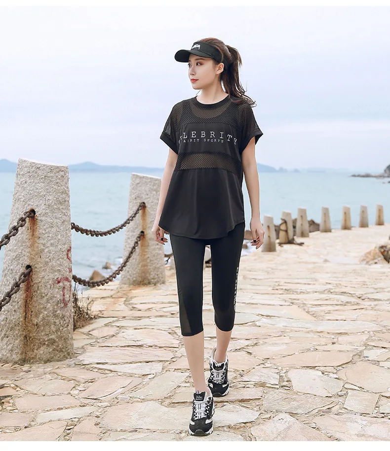 Женская спортивная одежда женский спортивный костюм для фитнеса комплект йоги