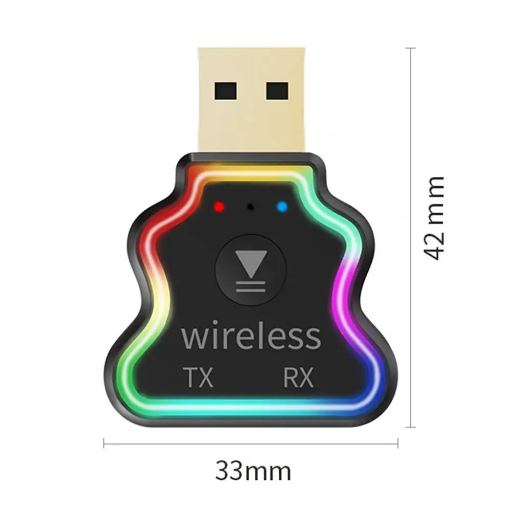 5 0 совместимый аудио приемник передатчик мини стерео TX RX USB 3 мм для ТВ ПК наушники