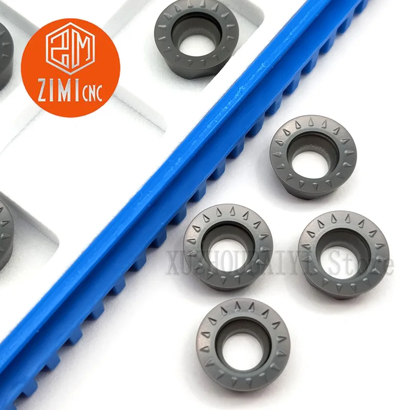 

RPKT10T3MOE-JS round nose cutter milling insert cast iron machining suitable for EMR indexable carbide insert milling machine to