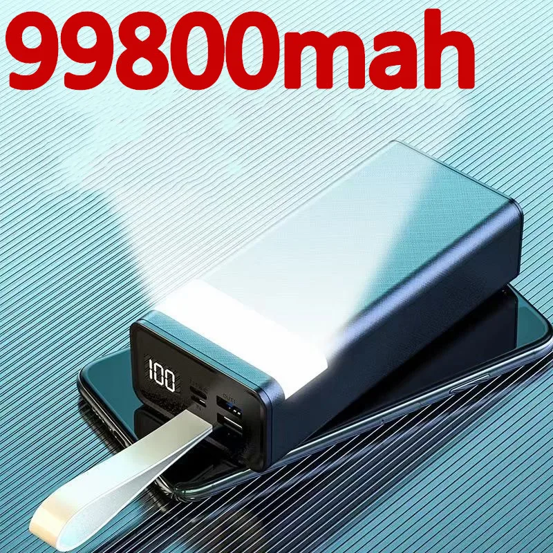

Power Bank 99800mah Portable Charging Charger Powerbank 99800 mah Mobile Phone External Battery Pack Poverbank For Xiaomi mi