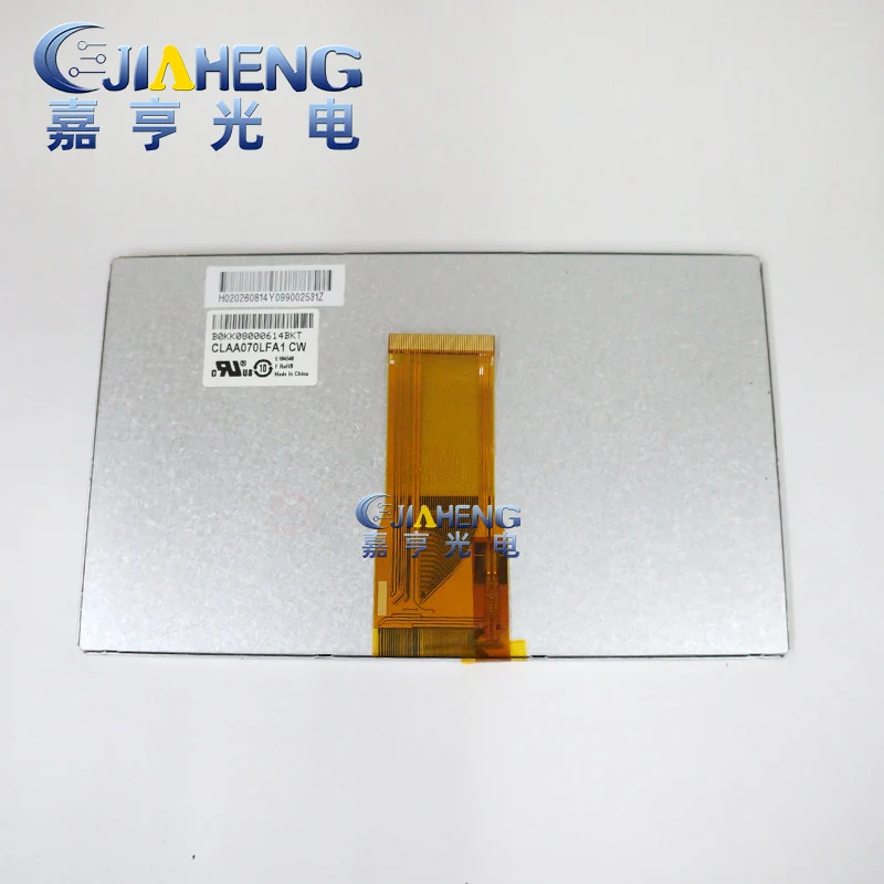 Оригинальный 7-дюймовый TFT ЖК-экран CLAA070LFA1 CW CLAA070LFA3 CLAA070LFA1CW 800x480 100% протестирован |