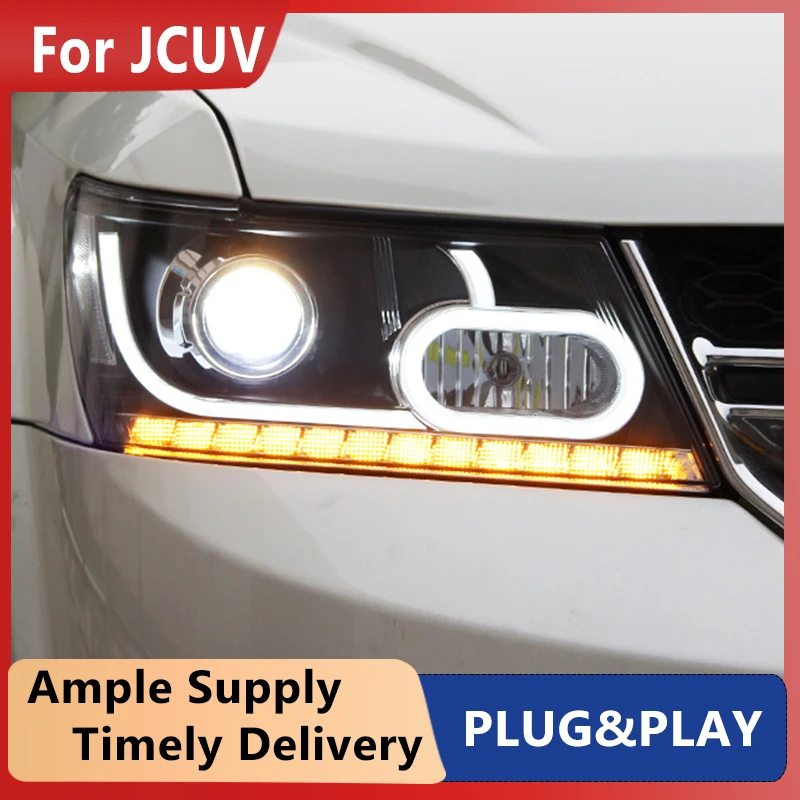 

Car Styling for Dodge JCUV Journey 2009-2017 LED Headlight Fiat Freemont LED DRL Hid Angel Eye Bi Xenon Beam Accessories