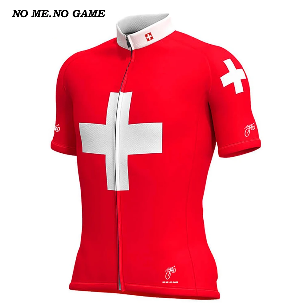 Без со мной. игры 16 Стиль Ретро Велоспорт Джерси Красный для мужчин лето