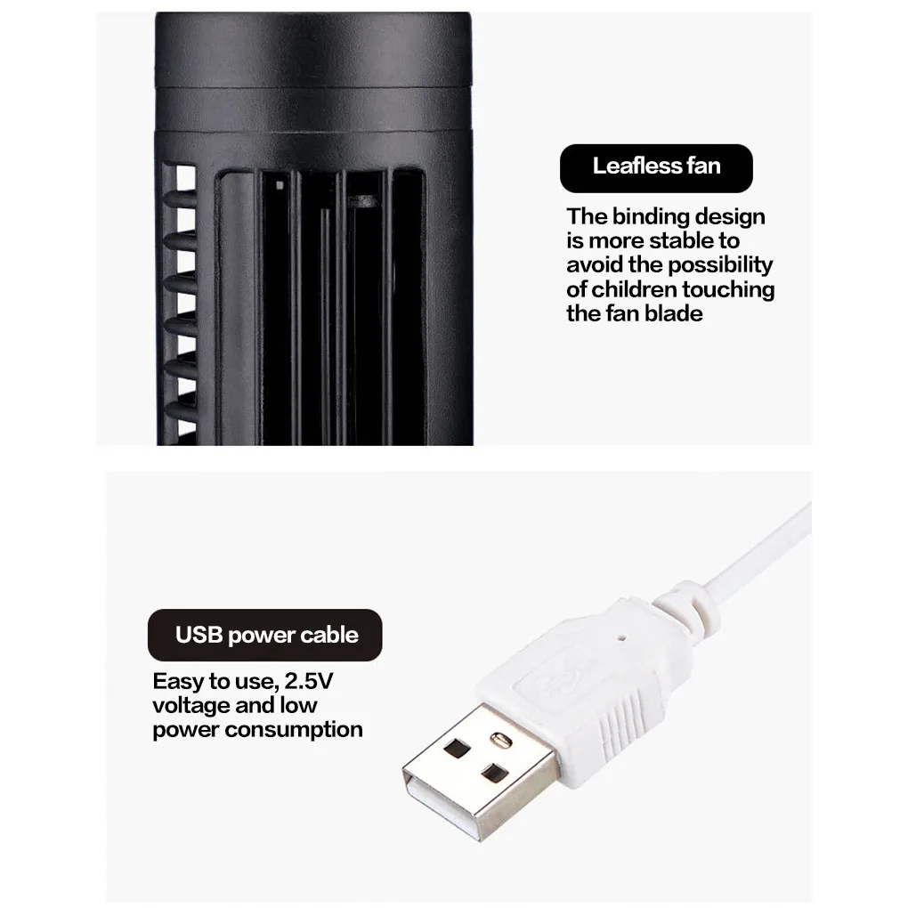 Электрический вентилятор для башни домашний офисный Настольный портативный