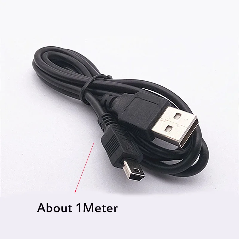 1 шт. мини USB 2 0 кабель 5Pin Mini к кабелям для быстрой зарядки и передачи данных MP3 MP4