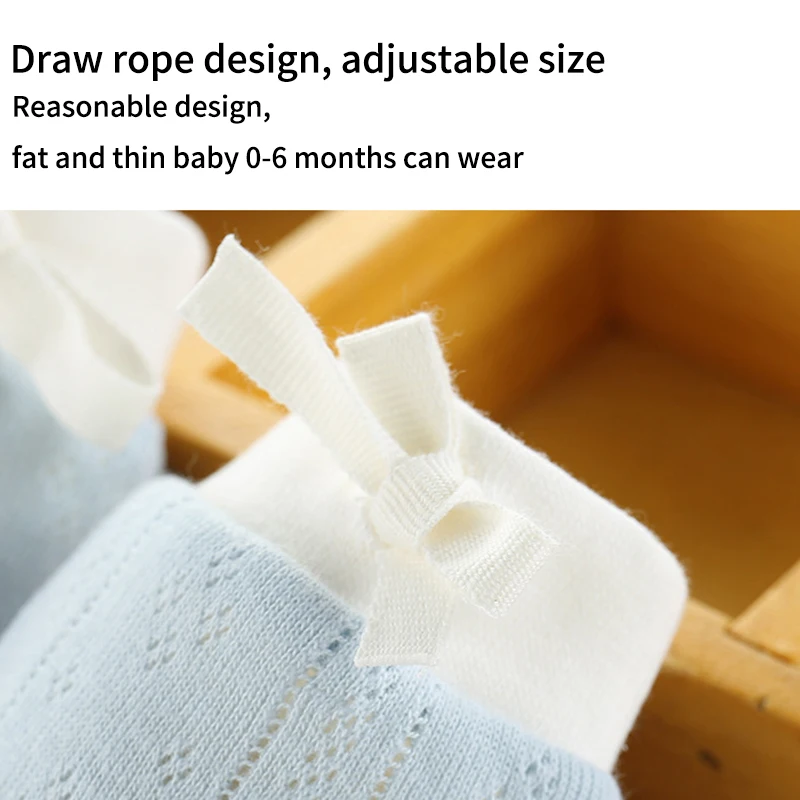 

1 Pair Baby Mittens Cotton Baby Anti Scratching Gloves Newborn Baby Infant Glove Protection Face Keep Finger Warm Autumn Winter