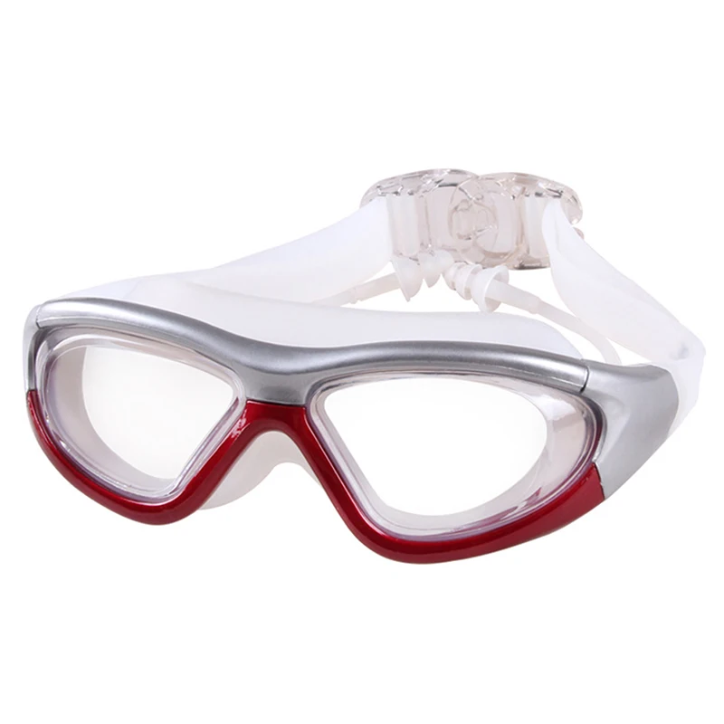

Adult Swimming Goggles Anti Fog Swim Glasses with Ear Plugs for Men Women SAL99