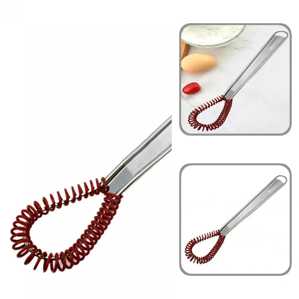 

Easy to Use Food Grade Silicone Whisk Hand Held Sauce Stirrer for Household