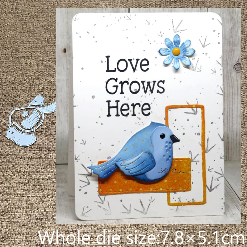 

Металлический трафарет XLDesign, пресс-формы, украшение для птиц, высечки для альбома, бумаги, тиснения