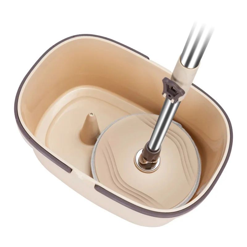 

Hands-free water-absorbing mop moat cloth cloth set lazy people increase the cleaning area rotating mop bucket