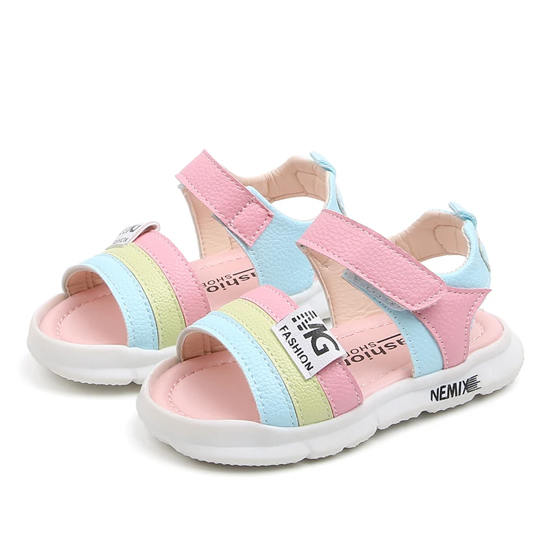 Детские сандалии для малышей Новинка лета 2019 Пляжная нескользящая обувь