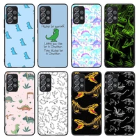 cover for samsung galaxy a02 a10 a20 a21s a31 a40 a41 a42 a50 a51 a52 a70 a71 a72 a03s a32 a22 a82 5g cute dinosaur phone case