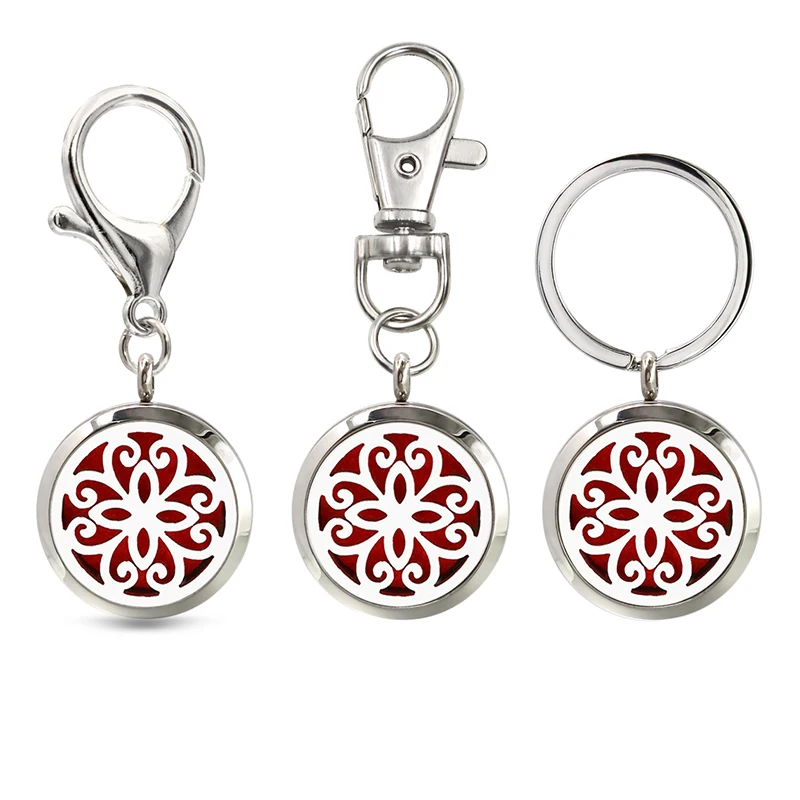 Ювелирные изделия для ароматерапии брелок открытая медальон из нержавеющей