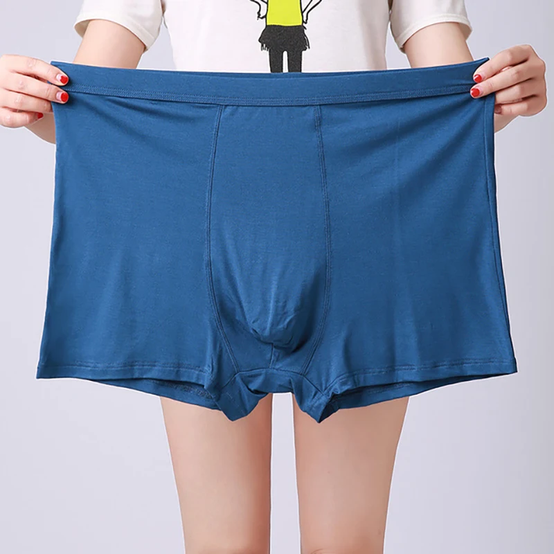 

140KG Plus Size Men's Boxer Panties Extra Large Size Modal Loose Underwear Big Size Men Boxer Shorts Male Comfortable Underpants