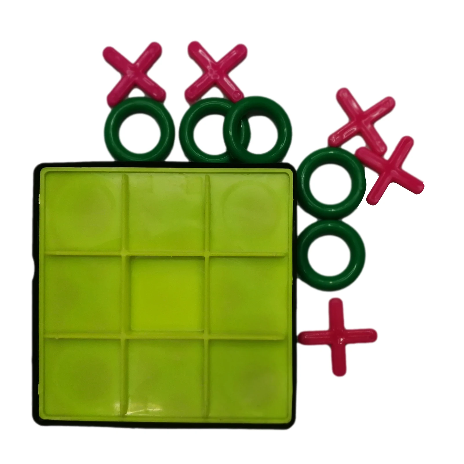 

Noughts And Crosses Educational Puzzle Kids Children Lattice Chess Board Games Indoor Playing Tic-tac-toe Noughts Family Toys
