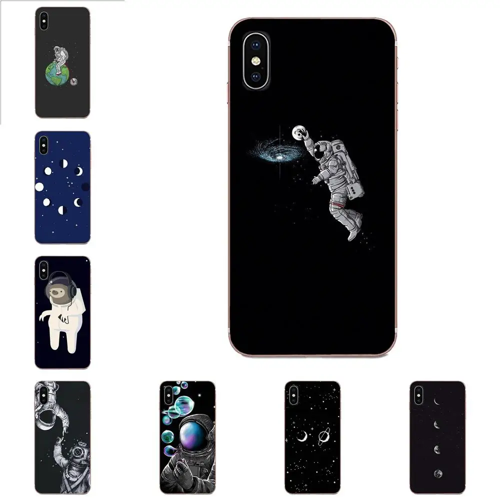 Космическая любовь Луна астронавт для Samsung Galaxy A51 A71 A81 A90 5G A91 A01 S11 S11E S20 Plus Ультра