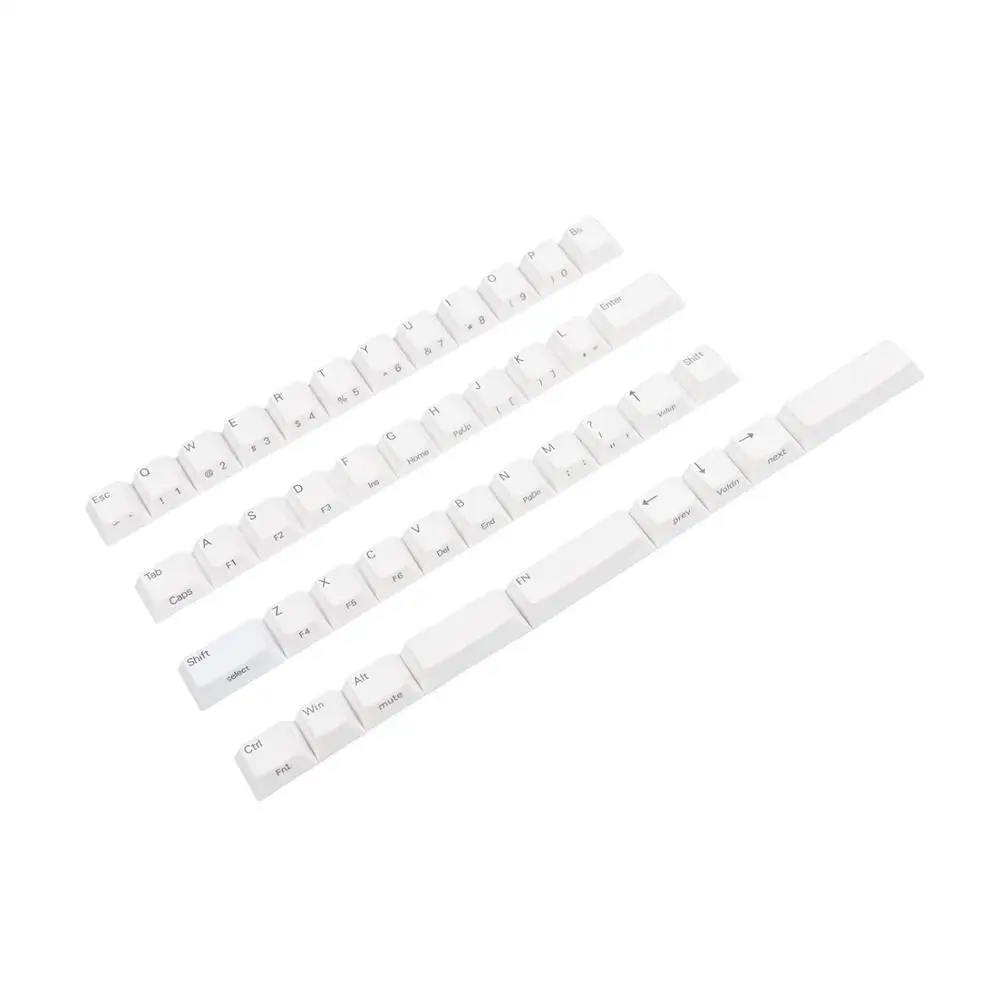 YMDK 40% Толстая клавиатура PBT OEM профиль Вишневый для AMJ40 YMD40 Mini Милая Механическая