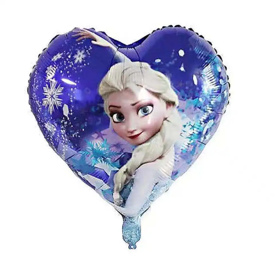 

Disney Frozen Princess Theme 18 inch Baby Shower Party Aluminium Foil Balloons Decoration Balloons Kids Birthday Supplies Set