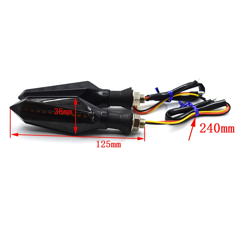 2pc Motorcycle Turn Signal Lights Tail high quality LED Lamp For Yamaha FZ6 FAZER FZ6R FZ8 FZ1 FAZE XJ6 DIVERSION |