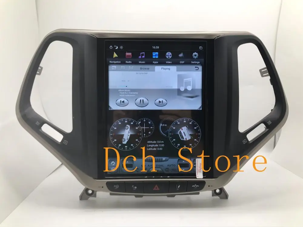 10 4 дюймовый вертикальный экран Tesla Style Android 9 0 автомобильный DVD GPS навигатор плеер