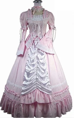 

(GT006) Long Sleeveless Southern Bell Costume Gothic Lolita Dress Victorian Party Halloween Costumes for Women Adult Customized