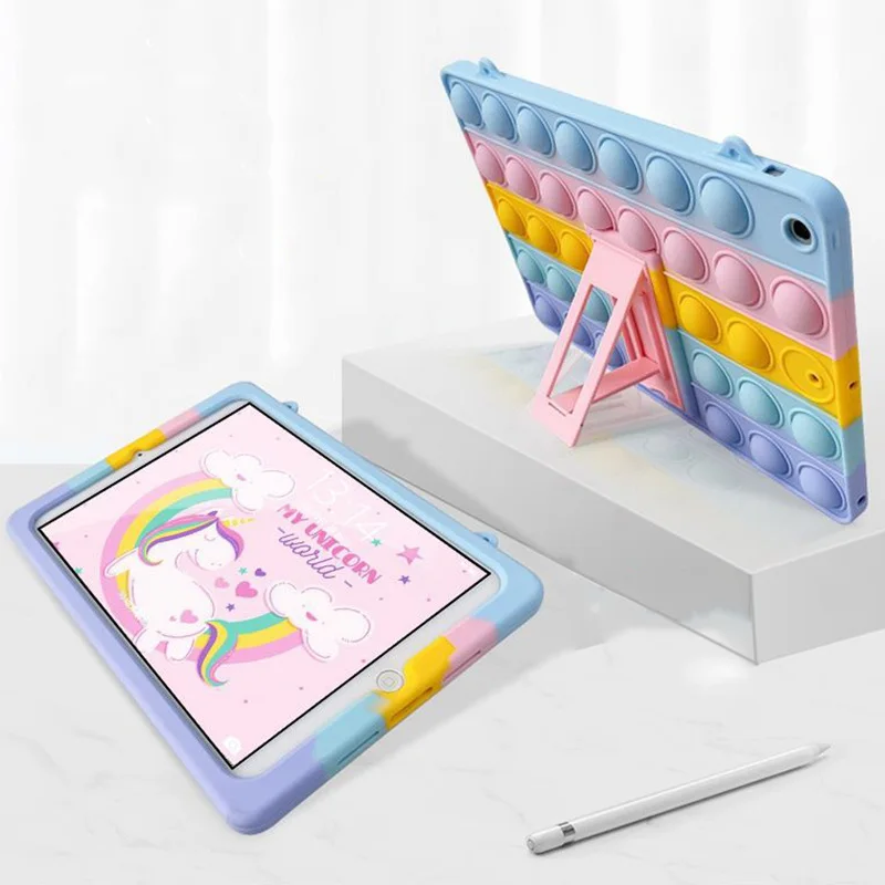 

Чехол для планшета Pop Fidget Push It с держателем для iPad Air Mini Pro, чехол iPadPro iPadAir iPadmini 1 2 3 4 5, чехол