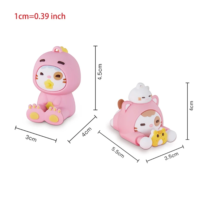 Держатель для смартфона 900F с милым котом настольная подставка мультяшными