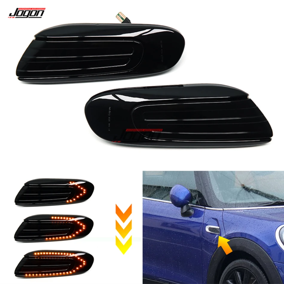 

Side Marker Indicator Lamp For BMW For MINI Cooper F55 F56 Hatch F57 Convertible 2014-2021 Turn Signal Light Sequential Blinker