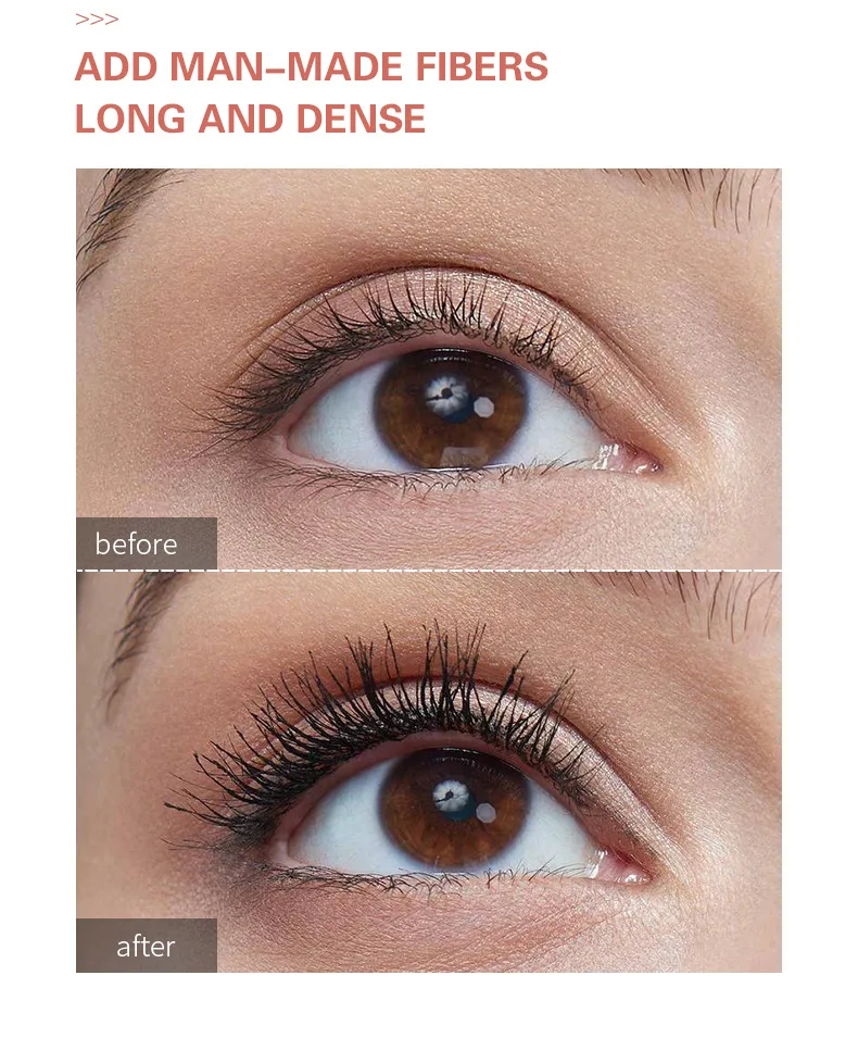 

New 4D Silk Fiber Lash Mascara Waterproof Rimel 3d Mascara For Eyelash Extension Black Thick Lengthening Eye Lashes Cosmetics