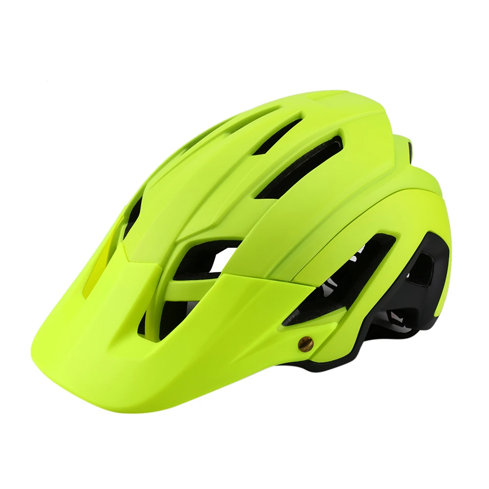 Black yellow Ультралегкий велосипедный шлем Casco Ciclismo интегрально-Формованный велосипедный шлем высокого качества MTB внедорожные горные шлемы Защитная крышка - Цвет: Black yellow