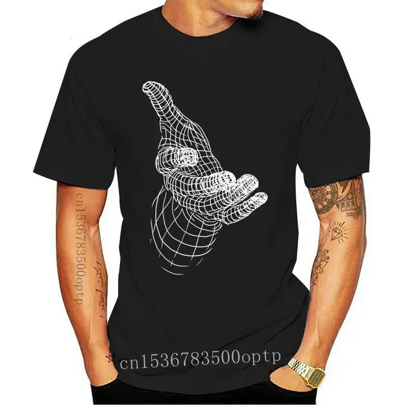 

Мужская хлопковая футболка с принтом, черная свободная футболка большого размера с принтом, 100% хлопок