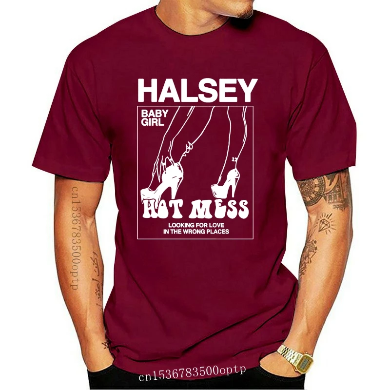 

New Halsey Hot Mess T-Shirt - 2021 OFFICIAL! 2021 Fashion T shirt Brand Hip Hop Print Men Tee Shirt High Quality