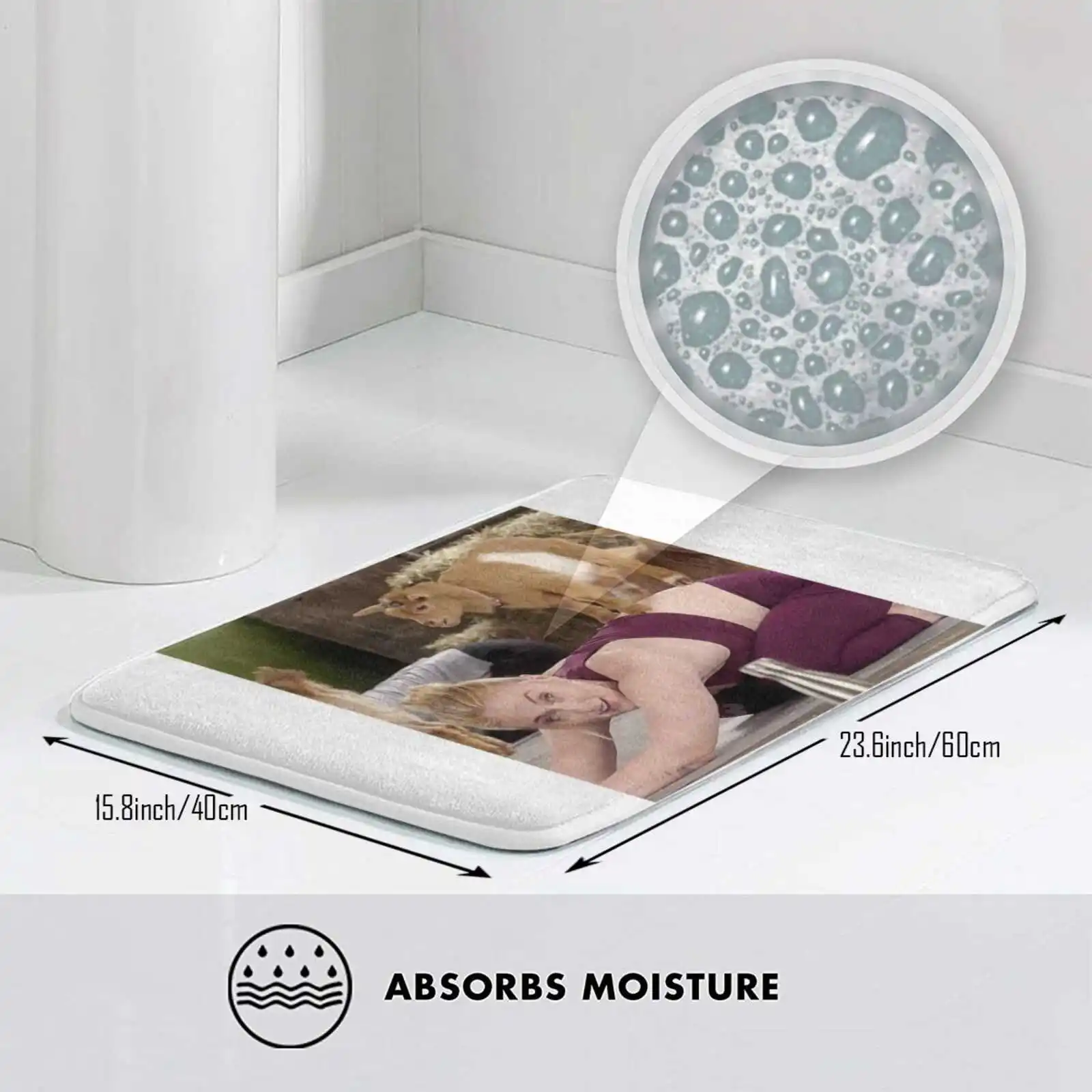 Sophie Turner With Goats 3D Household Goods Mat Rug Carpet Cushion Joe Jonas | Дом и сад