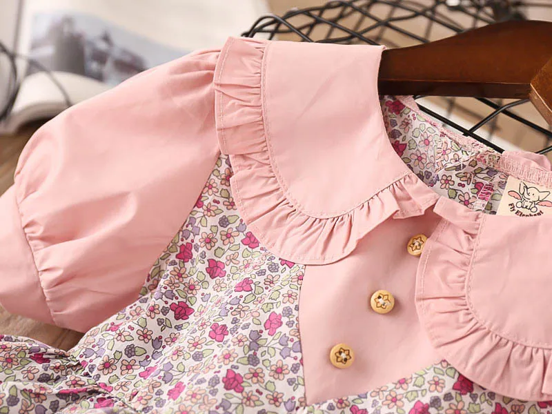 Новинка 2019 года испанское винтажное платье для девочек летнее маленьких