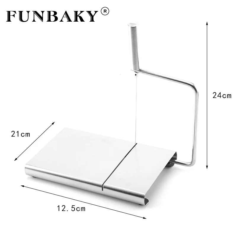 FUNBAKY новая слайсер для сыра из нержавеющей стали 304 режущая доска ручной режущий