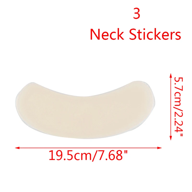 Многоразовые силиконовые невидимые подкладки для шеи и груди 3 стиля 1 шт. |