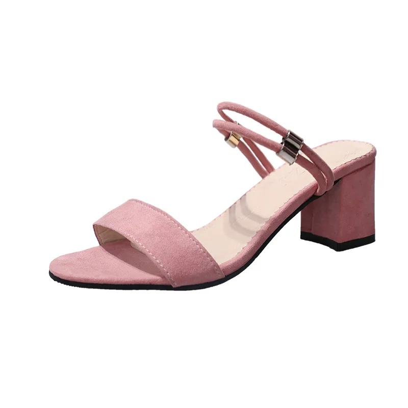 

Women's Sandals Summer Fashion Women's Sandals Europe and America High-heeled Roman Shoes 2019 New Classic Women Sandals