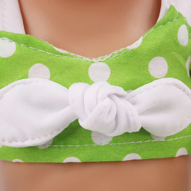 LUCKDOLL маленький свежий, милый купальник подходит 18 дюймов Американский 43cmBabyDoll одежда аксессуары, игрушки для девочек, поколение, подарок на день рождения