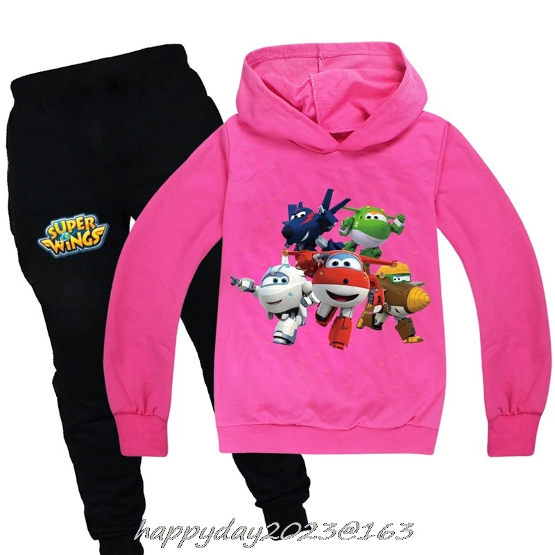 Детские комплекты От 2 до 15 лет наряды с длинным рукавом и супер крылышками для
