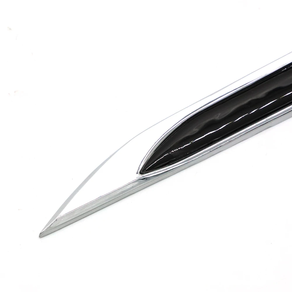 Хромированная эмблема бейдж Стикеры автомобиля Fender сторона 3D пара Ножи отделкой